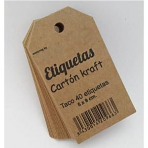 etiqueta con forma